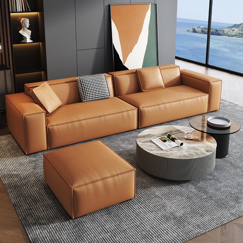 意式极简免洗科技布网红豆腐块沙发 意式极简免洗科技布网红豆腐块沙发