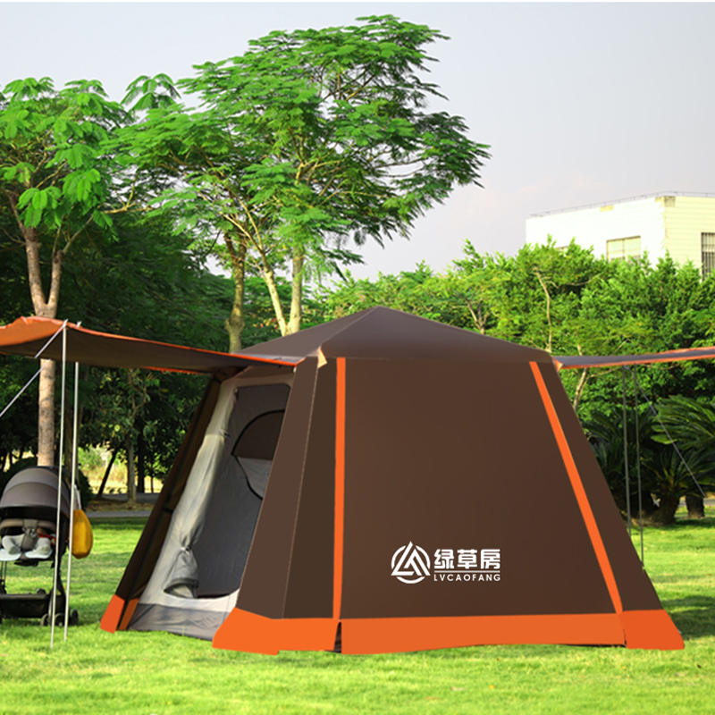 Outdoor furniture tent outdoor 3-4 people camping thickening hydraulic automatic Outdoor furniture tent outdoor 3-4 people camping thickening hydraulic automatic