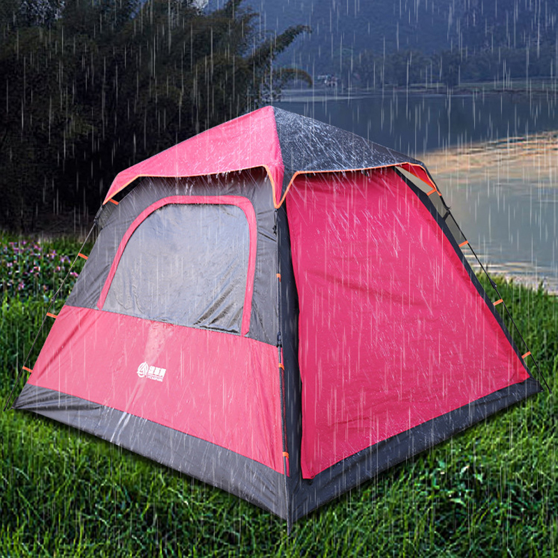 Outdoor furniture tent outdoor camping thickened 3-4 people automatic double rain and sun protection Outdoor furniture tent outdoor camping thickened 3-4 people automatic double rain and sun protection