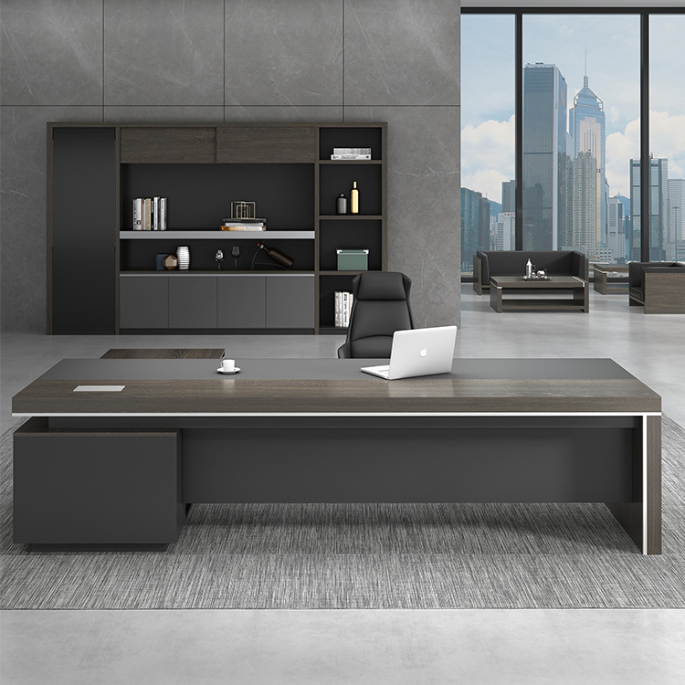 办公家具 简约现代总裁桌经理主管桌椅组合大班老板台家具 办公家具 简约现代总裁桌经理主管桌椅组合大班老板台家具