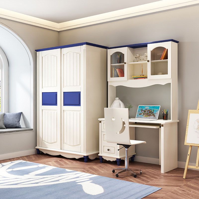 儿童家具 儿童衣柜家用卧室柜子实木脚两门三门平开门 儿童家具 儿童衣柜家用卧室柜子实木脚两门三门平开门