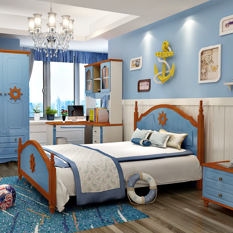 儿童家具 儿童床 单人实木床 家居卧室男女孩实木床 儿童家具 儿童床 单人实木床 家居卧室男女孩实木床