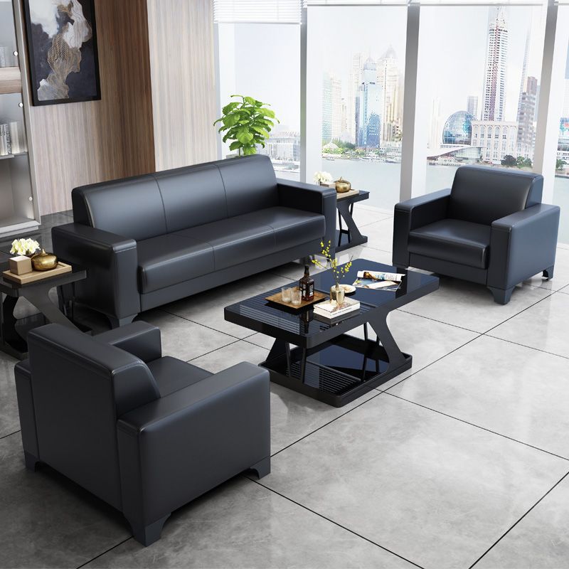 办公家具 办公沙发茶几组合现代简约商务会客室三人位皮艺沙发 办公家具 办公沙发茶几组合现代简约商务会客室三人位皮艺沙发