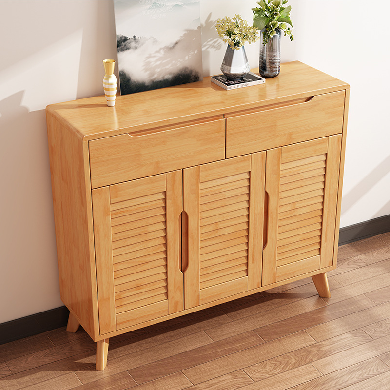 北欧家具 北欧实木鞋柜 现代简约家用收纳柜 北欧家具 北欧实木鞋柜 现代简约家用收纳柜