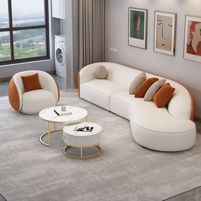 简约家具 流行弧形沙发猫抓皮沙发 现代简约小户型沙发 简约家具 流行弧形沙发猫抓皮沙发 现代简约小户型沙发