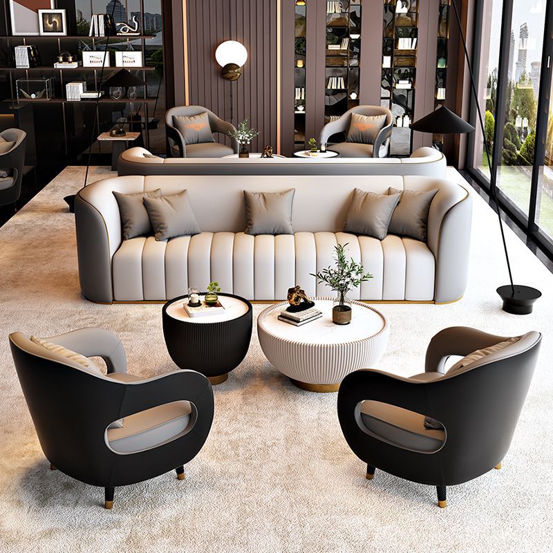 办公家具 办公室接待沙发 轻奢休闲会客洽谈桌椅 办公家具 办公室接待沙发 轻奢休闲会客洽谈桌椅