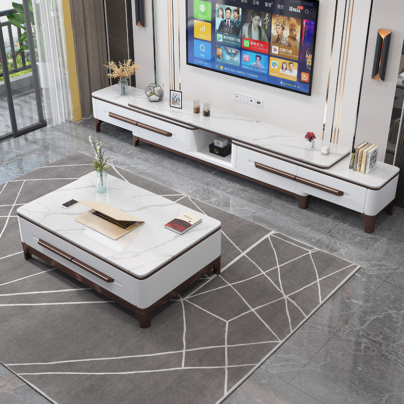 简约家具 岩板板式茶几电视柜 现代小户型简约茶几电视柜 简约家具 岩板板式茶几电视柜 现代小户型简约茶几电视柜