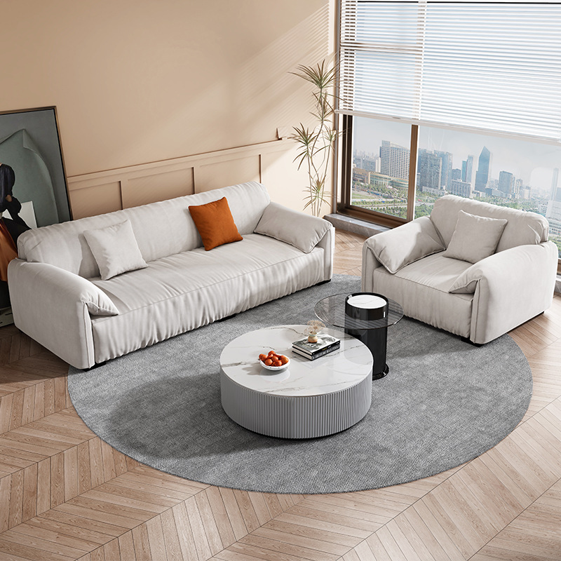 简约家具 北欧豆腐块沙发 直排羽绒布艺沙发 简约家具 北欧豆腐块沙发 直排羽绒布艺沙发