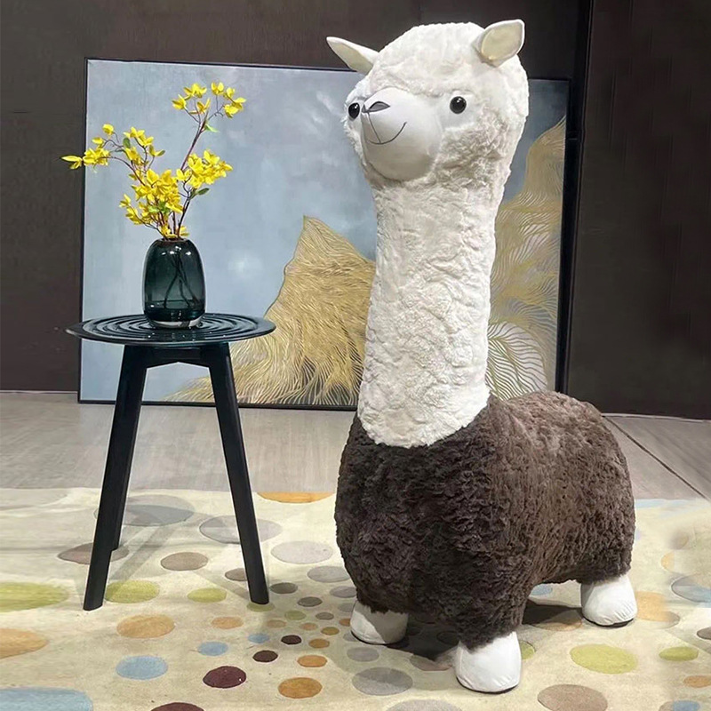 简约家居 羊驼椅 懒人沙发 创意卡通玩偶休闲座椅 简约家居 羊驼椅 懒人沙发 创意卡通玩偶休闲座椅