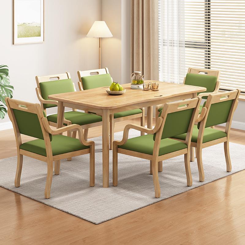 Nordic solid wood dining room furniture suitable for aging dining tables and chairs Nordic solid wood dining room furniture suitable for aging dining tables and chairs