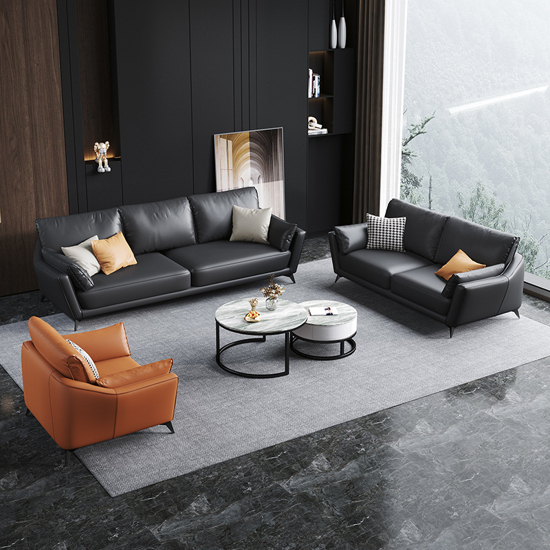 简约家具 真皮沙发 意式极简直排皮艺沙发 简约家具 真皮沙发 意式极简直排皮艺沙发