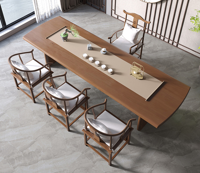 Tea table Tea table New Chinese big board tea table office Zen tea table Tea table Tea table New Chinese big board tea table office Zen tea table