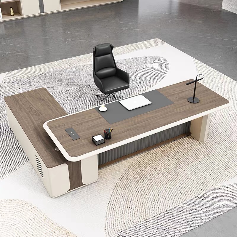 办公家具 商用大班台老板桌 现代轻奢经理桌 办公家具 商用大班台老板桌 现代轻奢经理桌