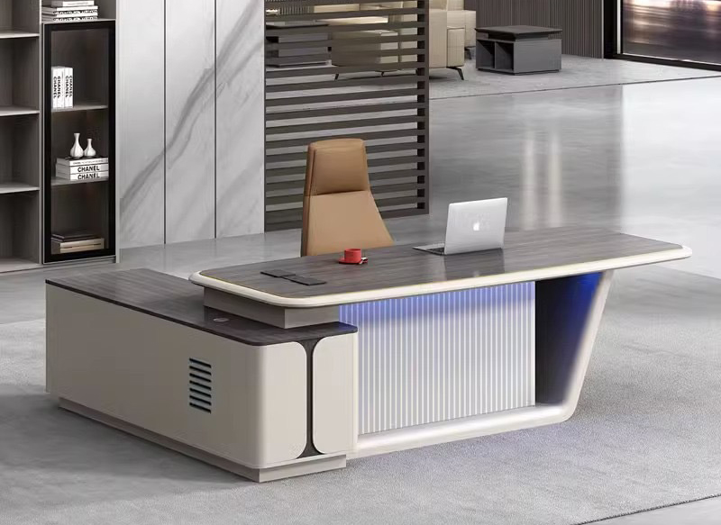 办公家具 烤漆大班台办公家具 简约现代总裁经理主管桌 办公家具 烤漆大班台办公家具 简约现代总裁经理主管桌