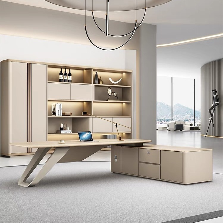 办公家具 现代高档轻奢大气高端经理大班台 办公家具 现代高档轻奢大气高端经理大班台