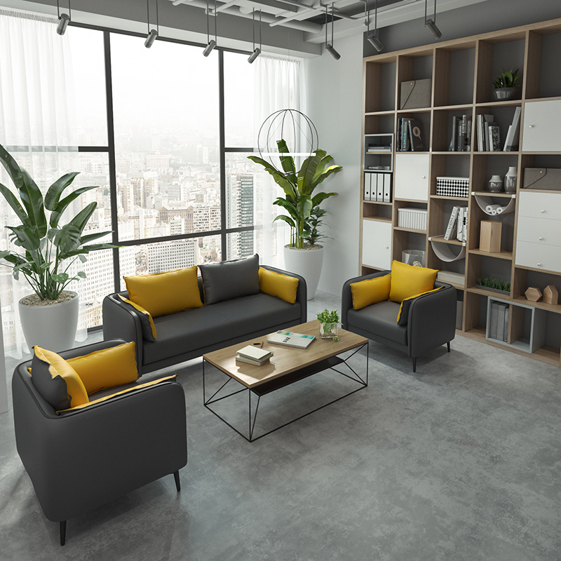 Office furniture modern simple office sofa business reception negotiation sofa Office furniture modern simple office sofa business reception negotiation sofa