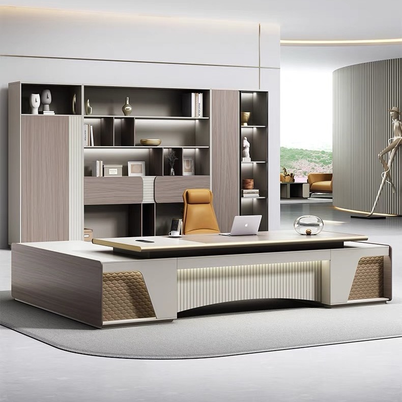 Office furniture boss table light luxury president table big class table Office furniture boss table light luxury president table big class table