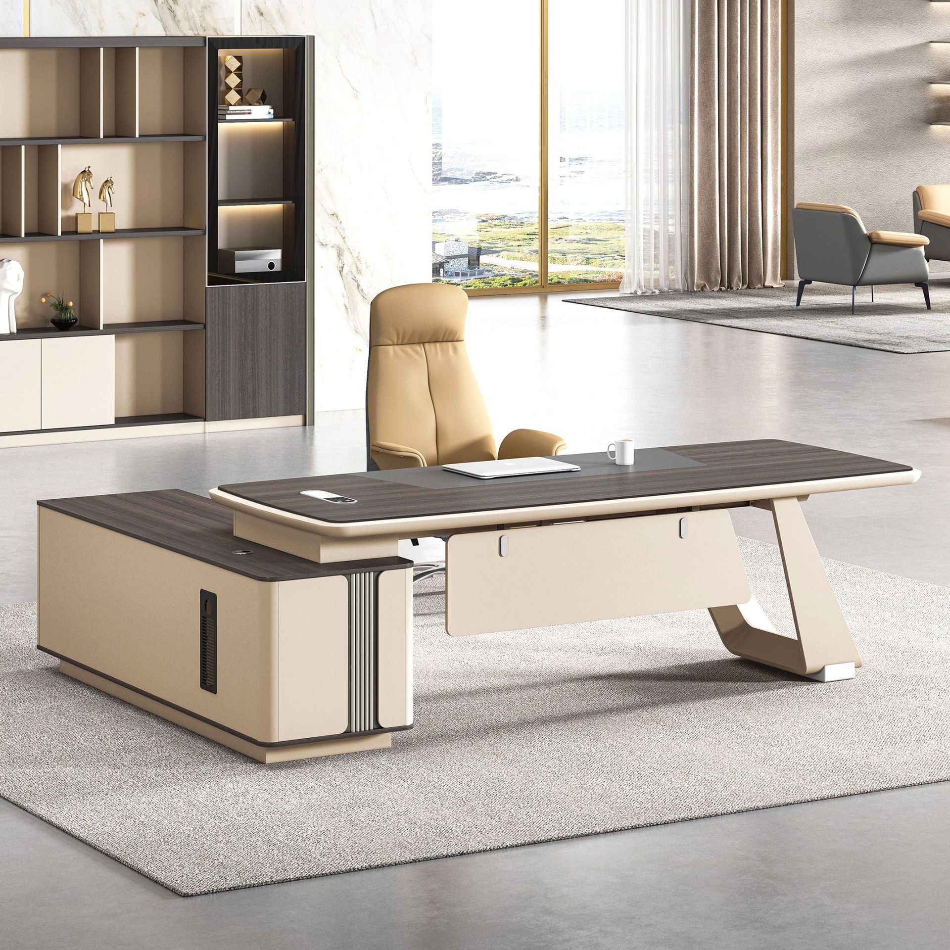 Office furniture desk Modern fashion simple large desk manager desk Office furniture desk Modern fashion simple large desk manager desk