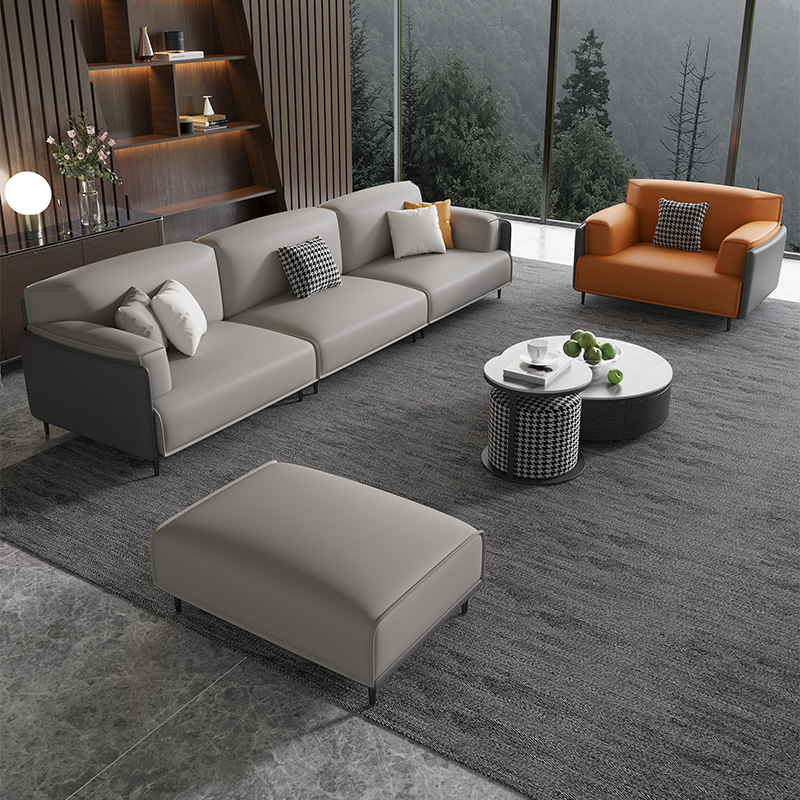 简约家具 真皮沙发 现代简约沙发北欧意式极简皮艺沙发 简约家具 真皮沙发 现代简约沙发北欧意式极简皮艺沙发