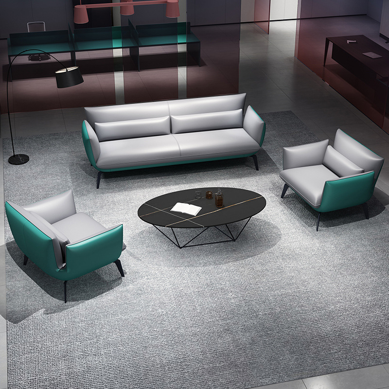 Office furniture Italian light luxury meeting sofa Office negotiation sofa Office furniture Italian light luxury meeting sofa Office negotiation sofa