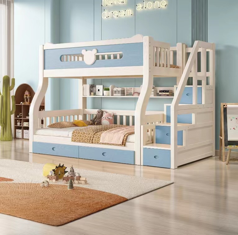 实木双层床,一床多用途 实木双层床,一床多用途