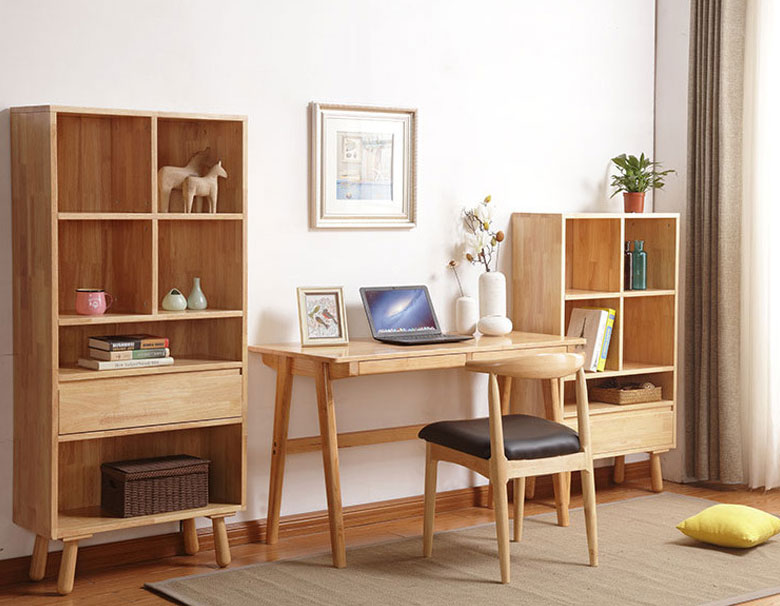 Solid wood desk, solid wood charm, learning companion Solid wood desk, solid wood charm, learning companion