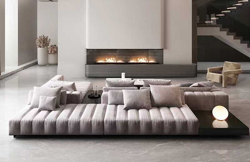 时尚与舒适的完美融合——意大利创意双面坐布艺沙发 时尚与舒适的完美融合——意大利创意双面坐布艺沙发