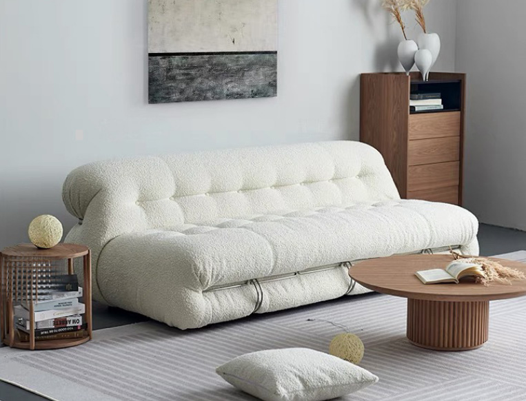 意式魅力,古风新解——黑色钢牙河马三人异形沙发 意式魅力,古风新解——黑色钢牙河马三人异形沙发