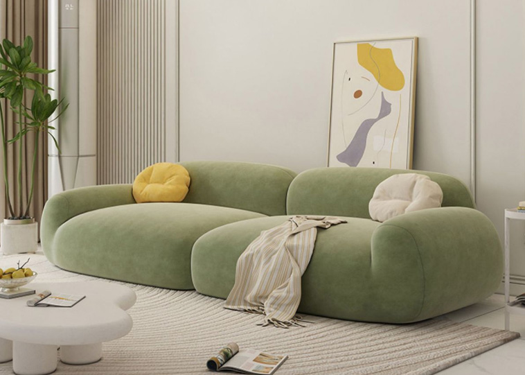 奶油温馨,北欧风情——小户型首选磨砂绒沙发 奶油温馨,北欧风情——小户型首选磨砂绒沙发