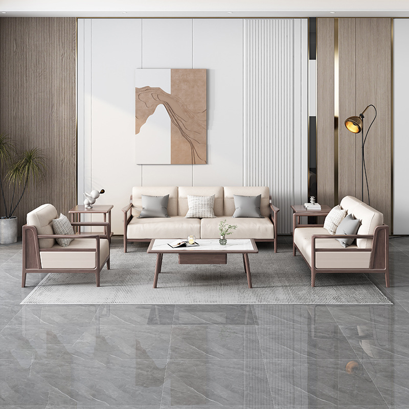 Nordic style solid wood sofa, simple not simple! Nordic style solid wood sofa, simple not simple!