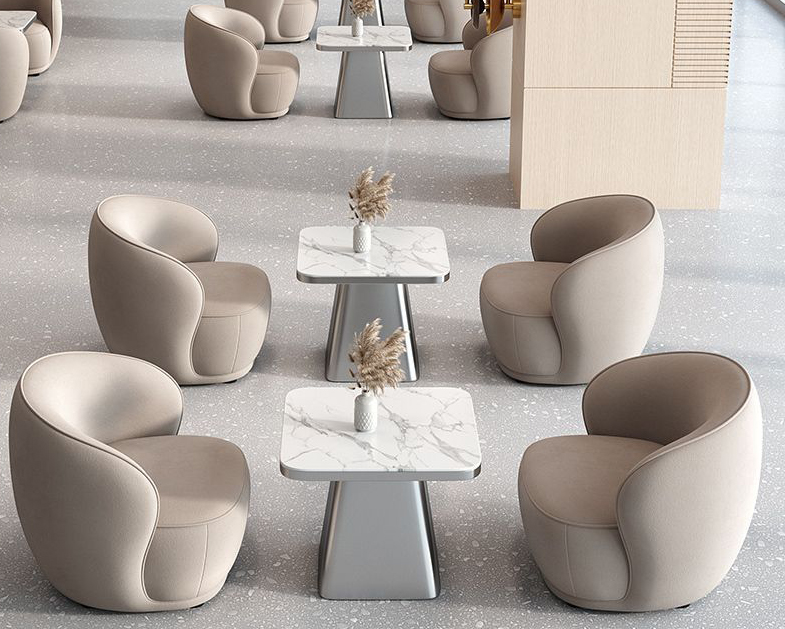 Negotiation table and chair combination light luxury network red one table two chairs sales office beauty salon reception table negotiation table Negotiation table and chair combination light luxury network red one table two chairs sales office beauty salon reception table negotiation table