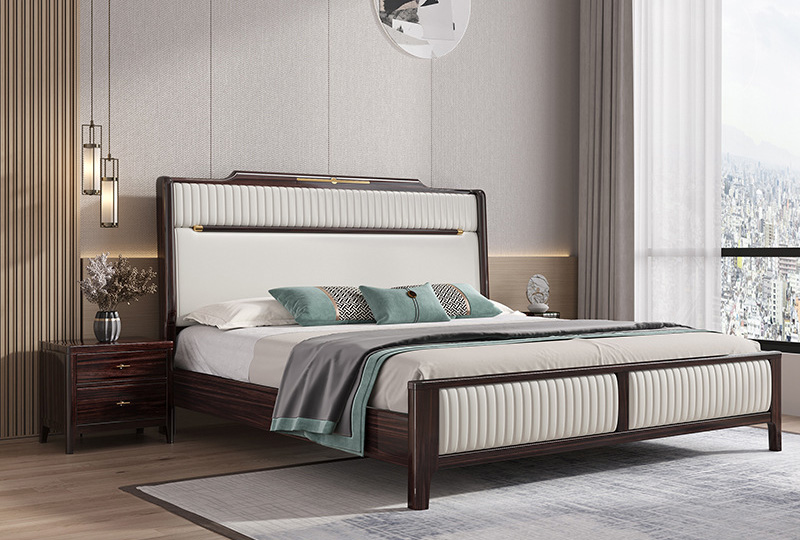 New Chinese furniture solid wood Arhat bed Arhat bed push-pull sofa bed New Chinese furniture solid wood Arhat bed Arhat bed push-pull sofa bed