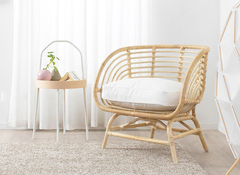 Modern simple rattan chair sofa three-piece set round chair balcony lounge chair living room coffee table love seat Modern simple rattan chair sofa three-piece set round chair balcony lounge chair living room coffee table love seat