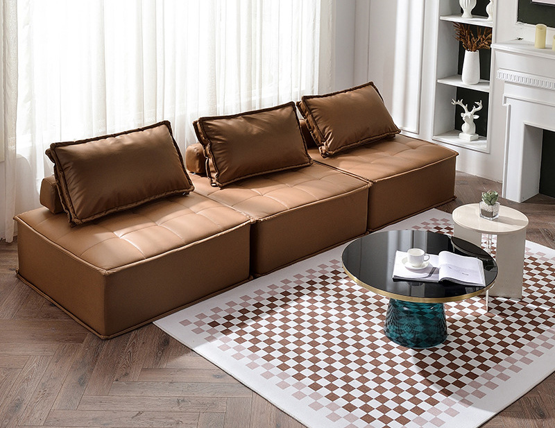 Nordic floor small living room sofa tofu block module single sofa minimalist tatami lazy sofa chair Nordic floor small living room sofa tofu block module single sofa minimalist tatami lazy sofa chair