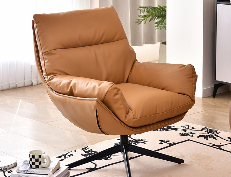 Single sofa chair Minimalist lounge chair Leather couch lounger Recliner Swivel single chair Single sofa chair Minimalist lounge chair Leather couch lounger Recliner Swivel single chair
