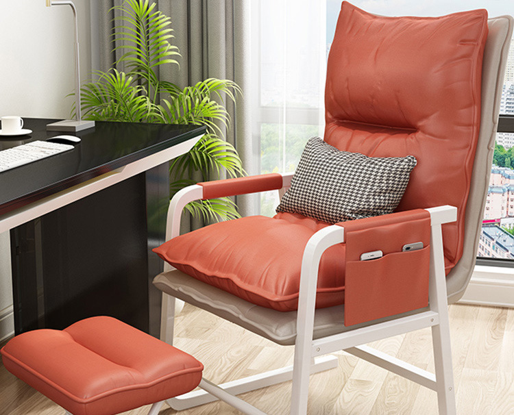 Home computer chair comfortable sedentary sofa chair Breathable lazy chair Study office chair Bedroom can lie single chair Home computer chair comfortable sedentary sofa chair Breathable lazy chair Study office chair Bedroom can lie single chair