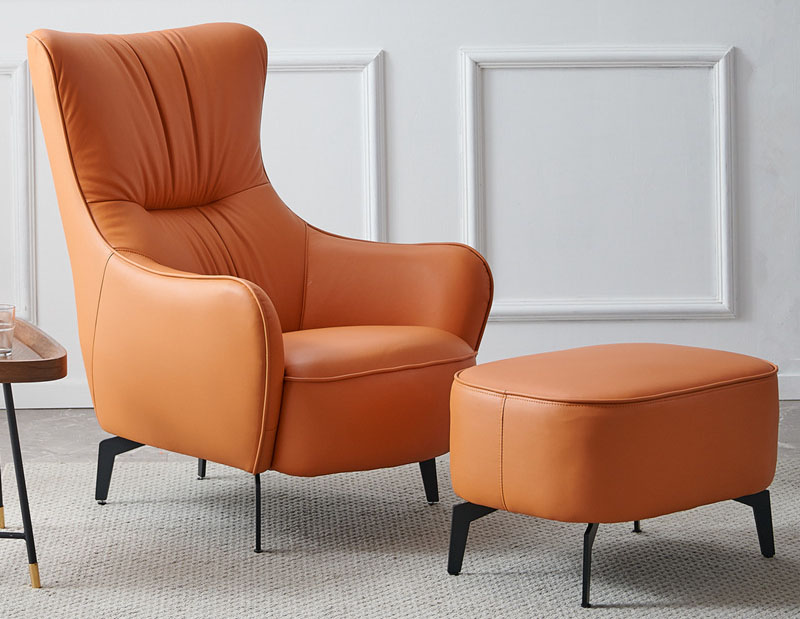 Light luxury sofa single chair Nordic high back single sofa living room bedroom leisure chair Light luxury sofa single chair Nordic high back single sofa living room bedroom leisure chair