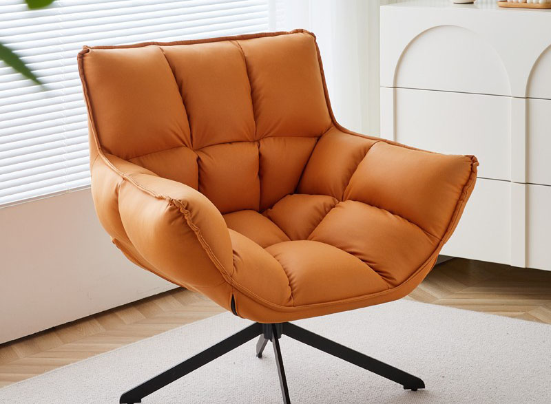 Italian single sofa chair modern simple rotary leisure chair modern living room lazy minimalist leisure chair