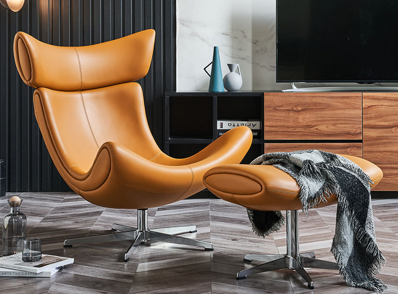 Nordic modern simple Imola snail chair Living room single sofa chair Tiger light luxury lounge chair leisure swivel chair Nordic modern simple Imola snail chair Living room single sofa chair Tiger light luxury lounge chair leisure swivel chair